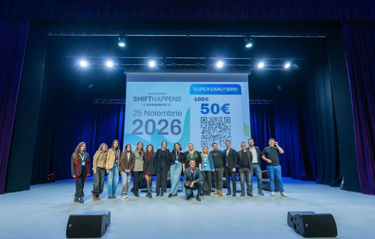 Robert-Nicolae Feraru · SHIFT HAPPENS 2025 · finalul conferinței