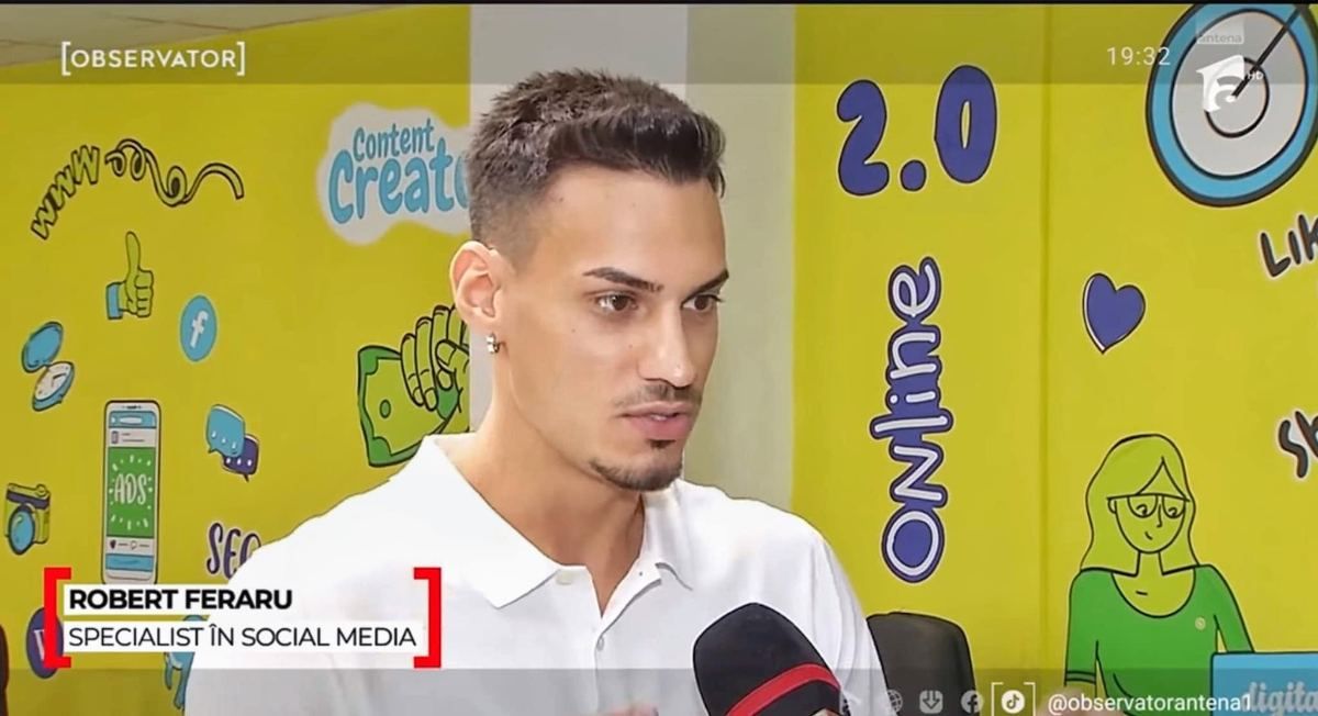 Robert-Nicolae Feraru invitat la Observator · Antena 1: TikTok, algoritmi și boți