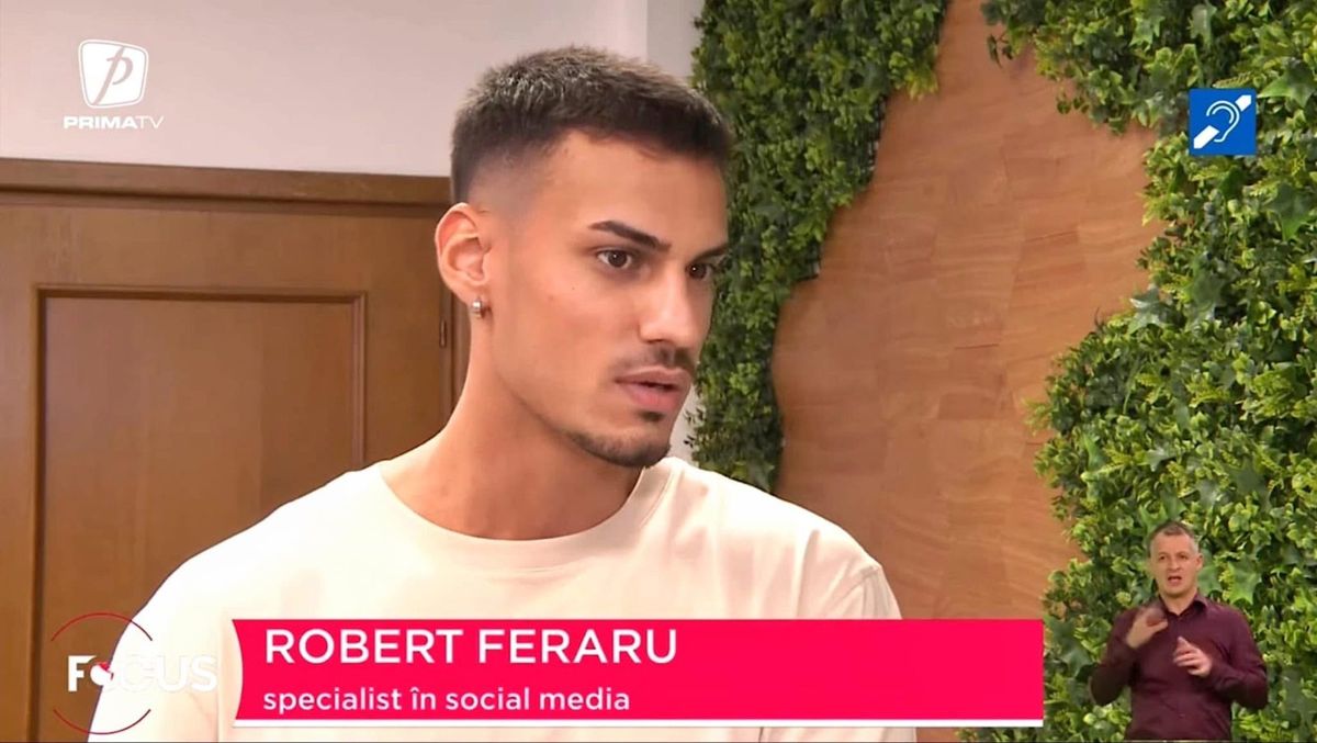 Robert-Nicolae Feraru invitat la Prima TV: Invitat ca specialist în social media